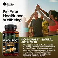 New Leaf Maca Root Tablets With Ashwagandha